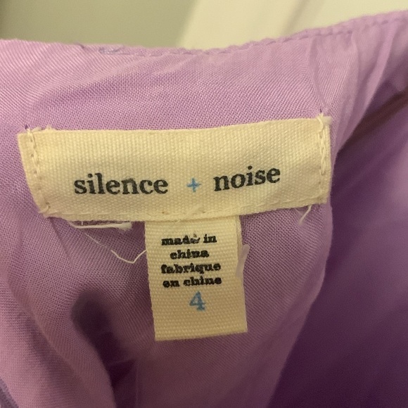 NWT silence + noise Lilac Backless Dress Size 4 - Picture 6 of 11
